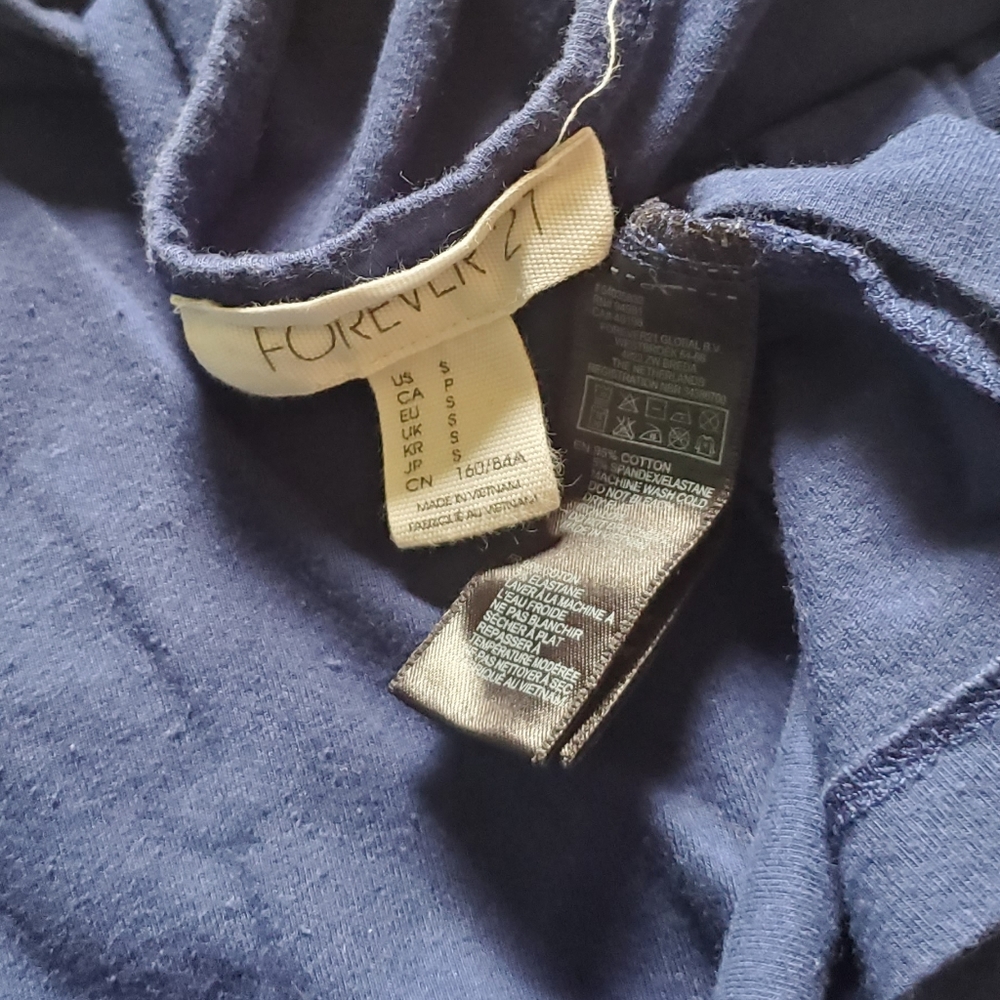 Forever 21 Blue Tank Top - Picture 3 of 3